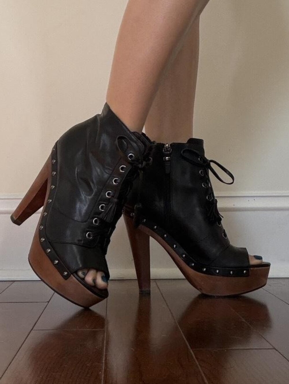 Via Spiga Andes Platform Clog Bootie